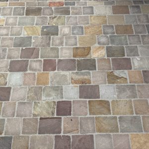 Kandla multicolor platine 14x14x5/7 44st/m2