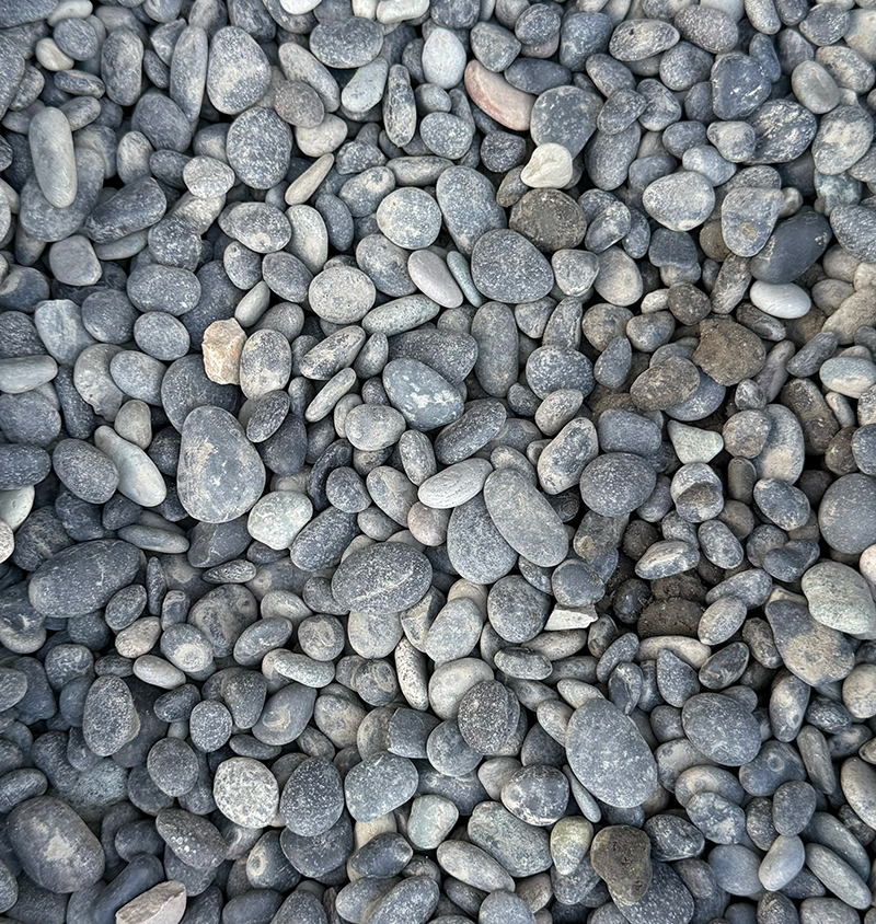 Beach Pebbles zwart 8/16